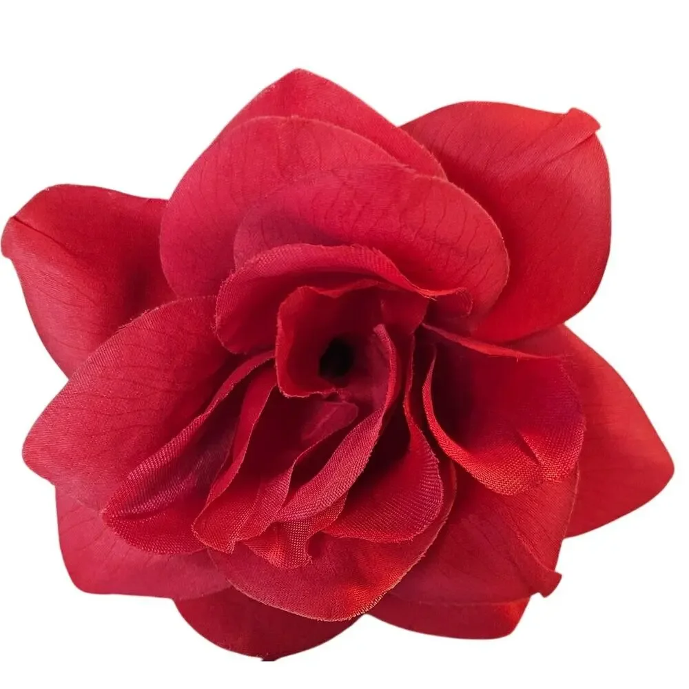 Red Silk Artificial Rose Flowers Stems Wedding Craft 3